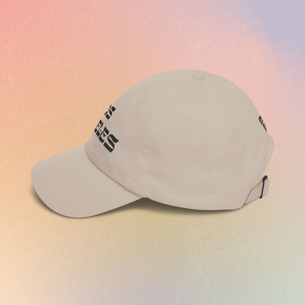 Los Angeles Hebrew Style Font Baseball Cap | LA Jewish Pride (Dark Colors)