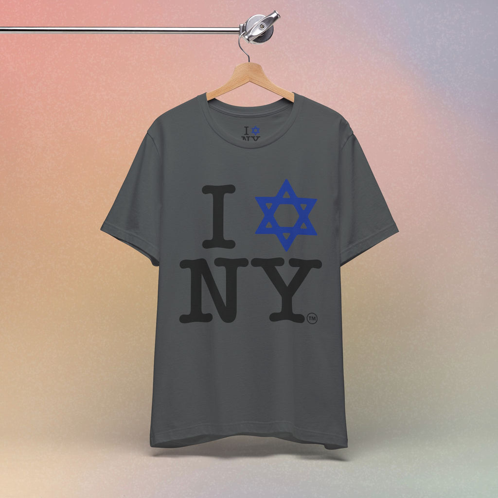 I Love New York Jewish Star of David T-Shirt - Jewish New York Pride