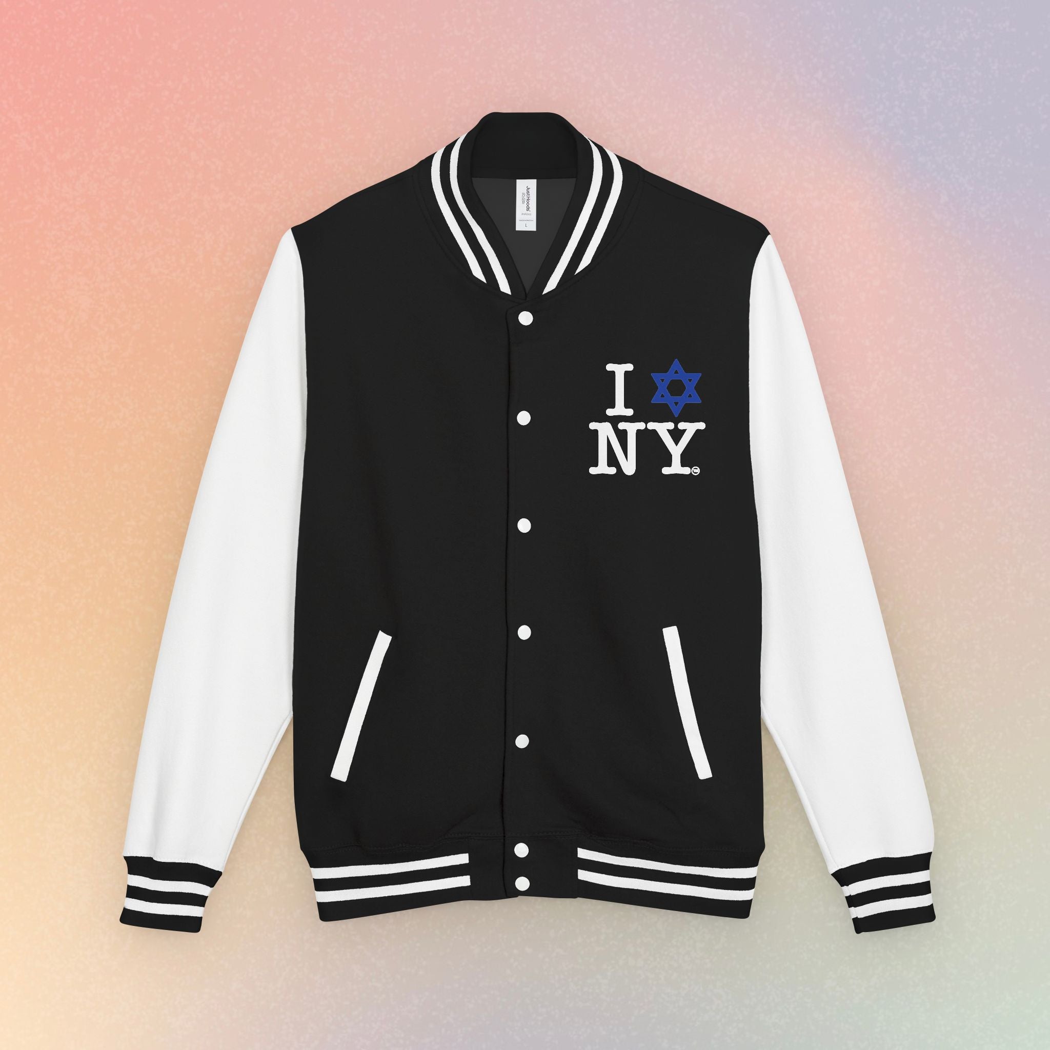 I NY Star of David Letterman Jacket | Jewish New York Varsity Jacket