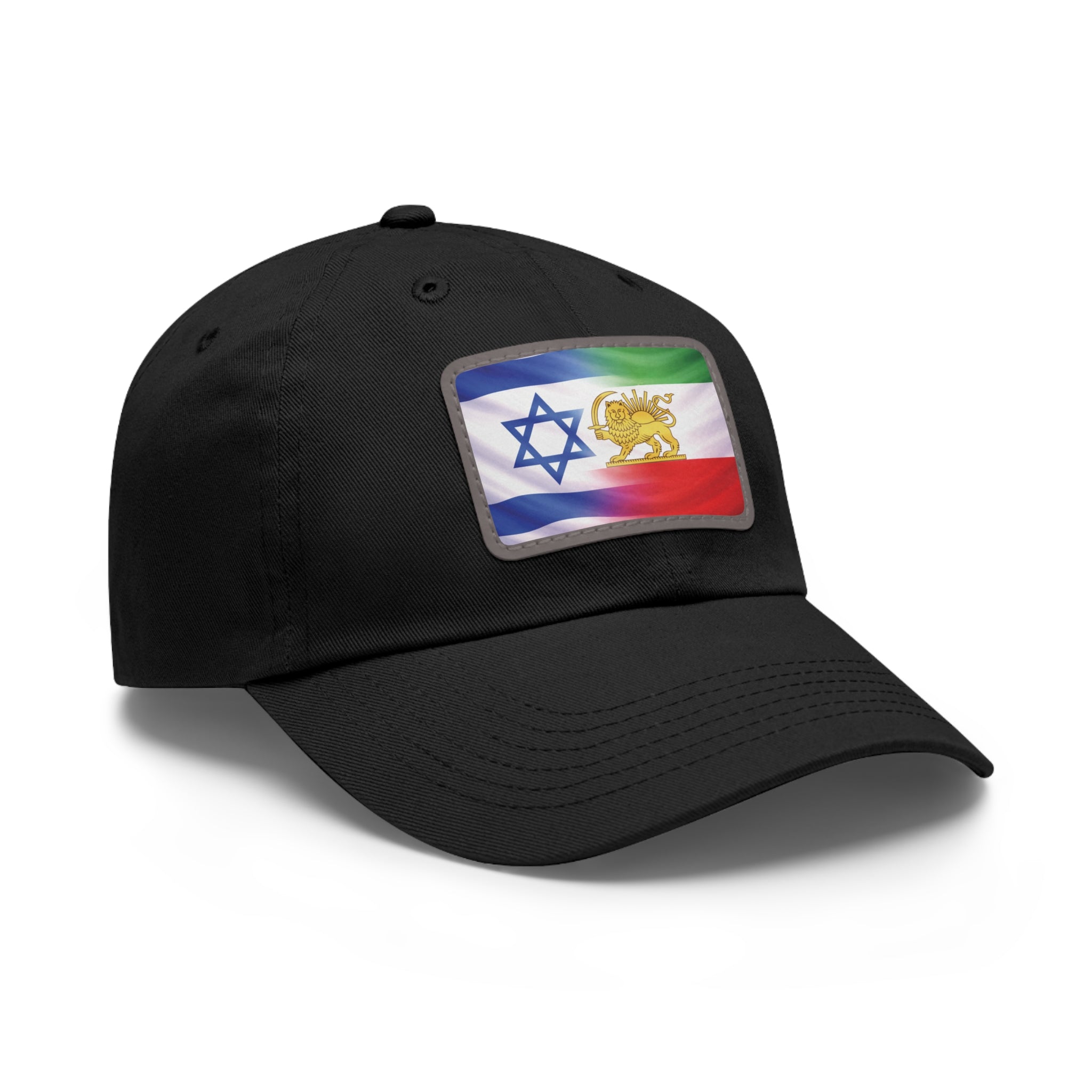 Israeli Persian Lion Flag Hat | Leather Patch