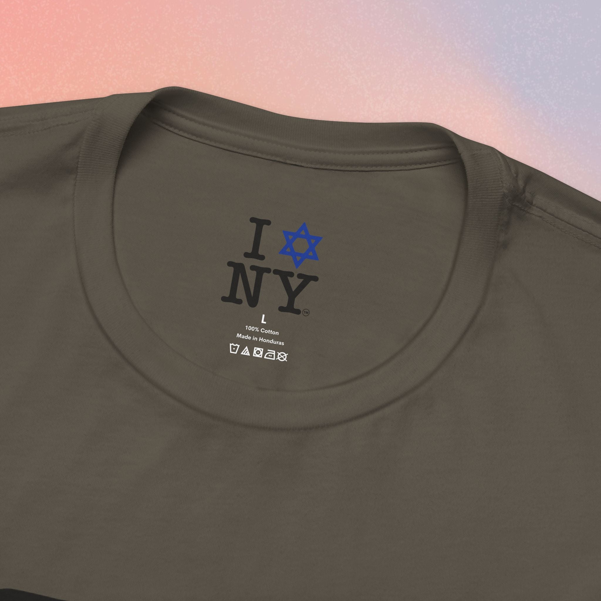 I Love New York Jewish Star of David T-Shirt - Jewish New York Pride