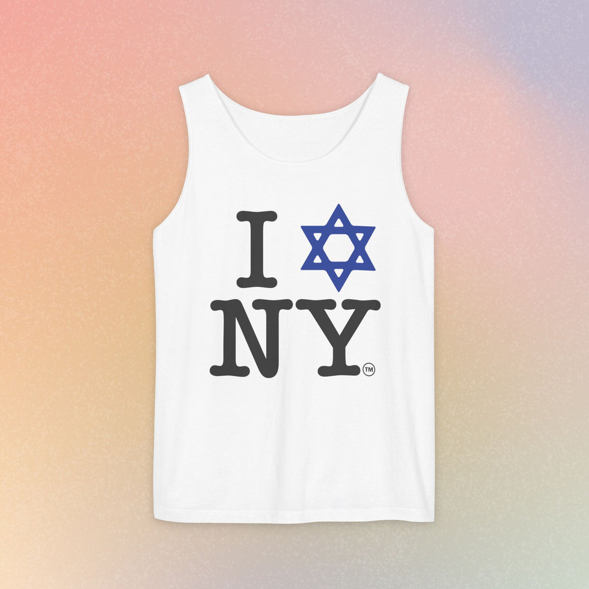 I Love NY Jewish Star Tank Top — Jewish NYC Pride Israel Love Sleeveless Tee