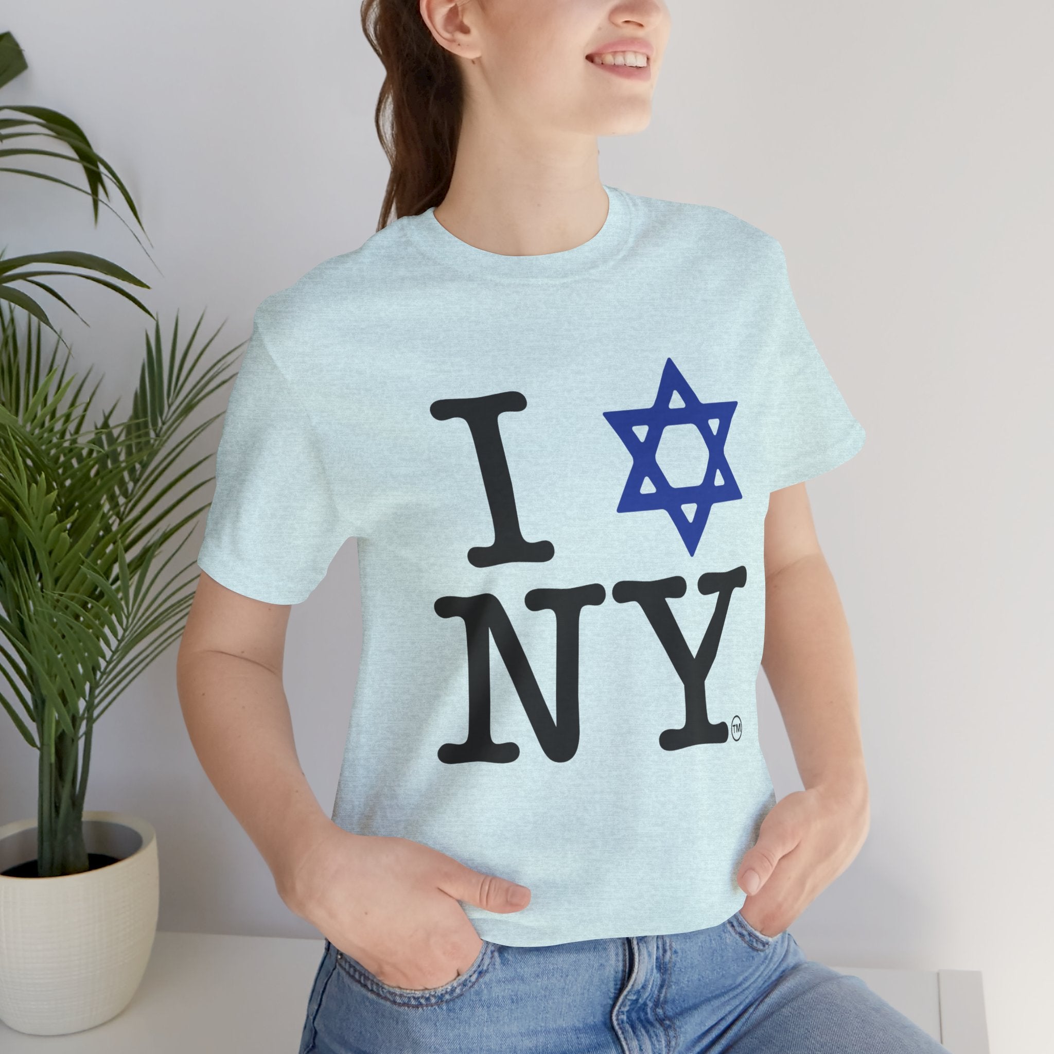 I Love NY Jewish Star T-Shirt | Jewish New York Pride Tee