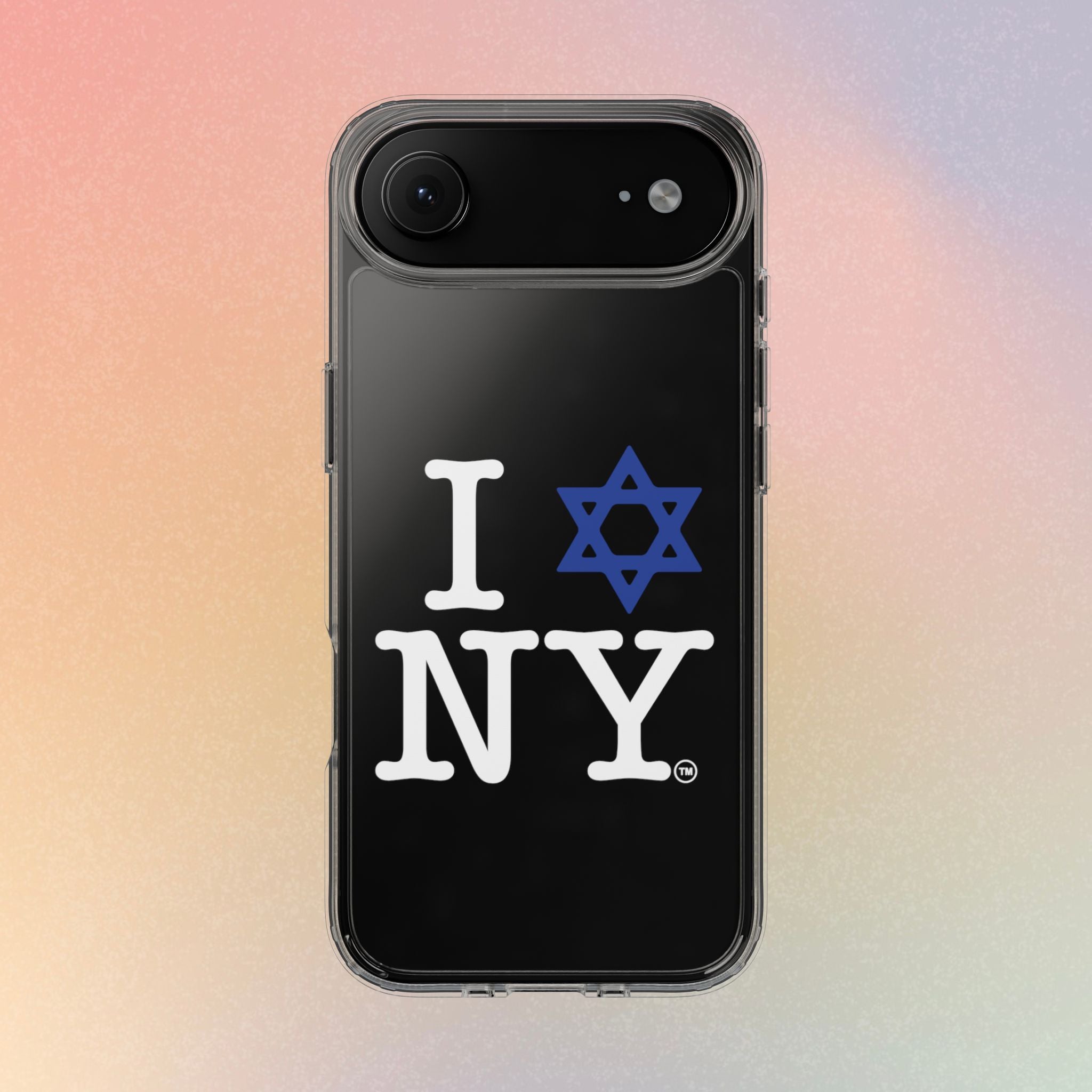 I Love NY Jewish Star Phone Case | Clear Case, Jewish New York Design