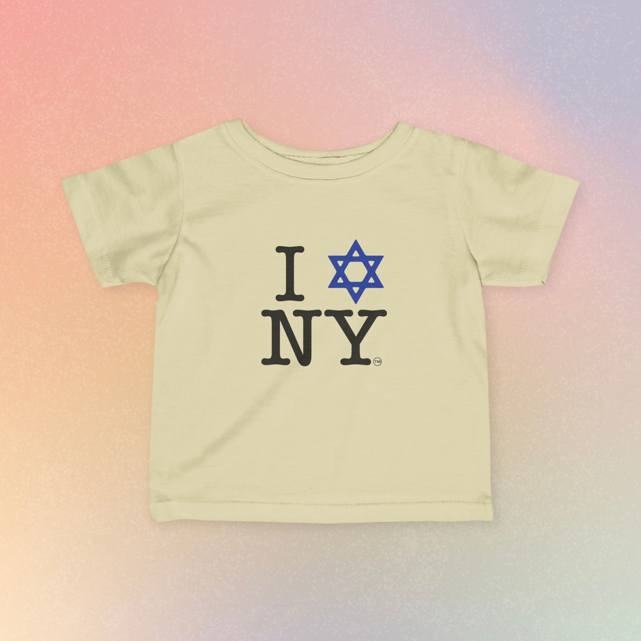 I Love NY Jewish Star Infant Tee | Jewish New York baby shirt