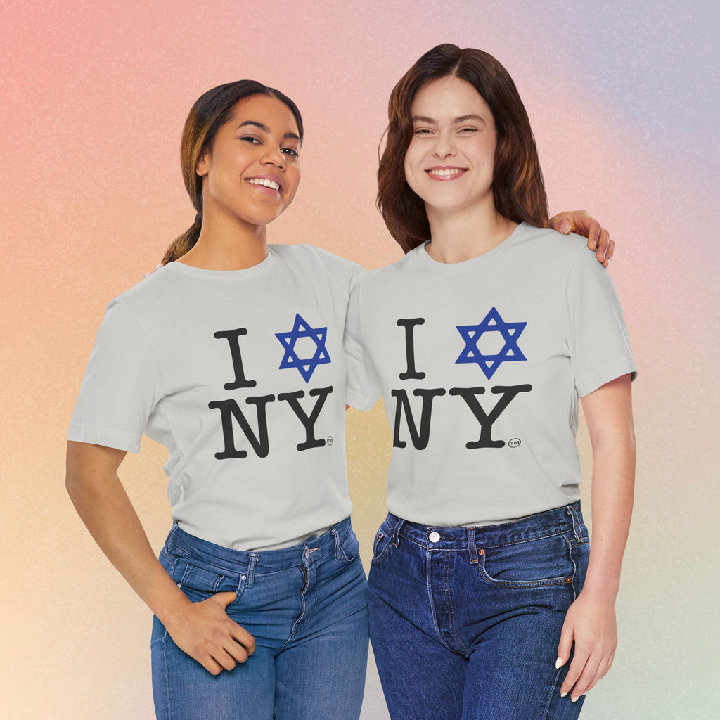 I Love NY Jewish Star T-Shirt | Jewish New York Pride Tee
