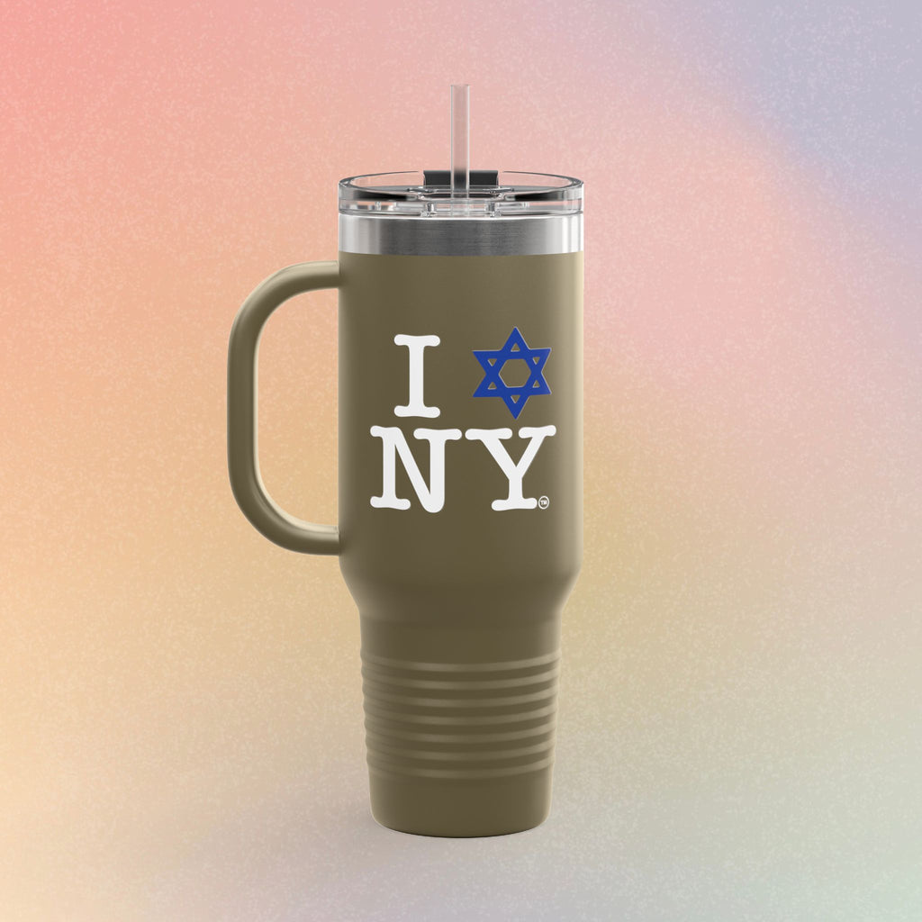 I Love NY Jewish Star - Stainless Steel 40oz Insulated Tumbler