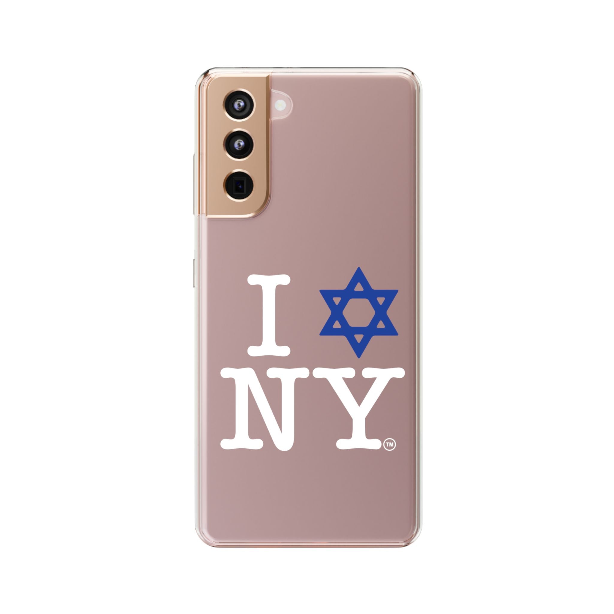 I Love NY Jewish Star Phone Case | Clear Case, Jewish New York Design