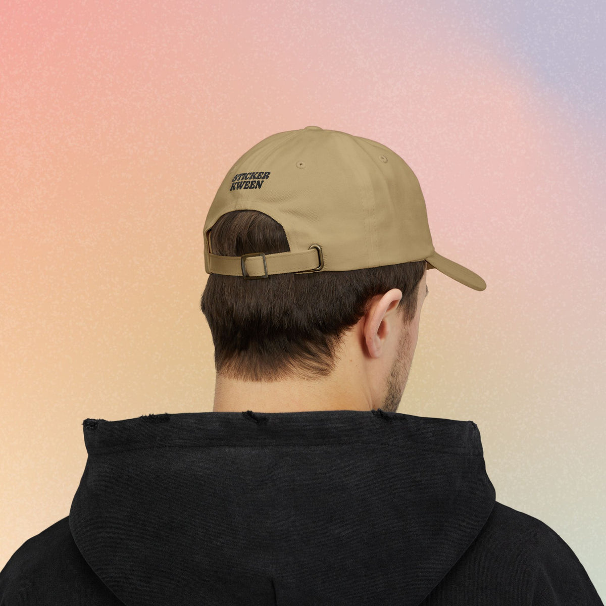 Park Slope Hebrew Font Baseball Cap | NYC Jewish Pride (Light Colors)