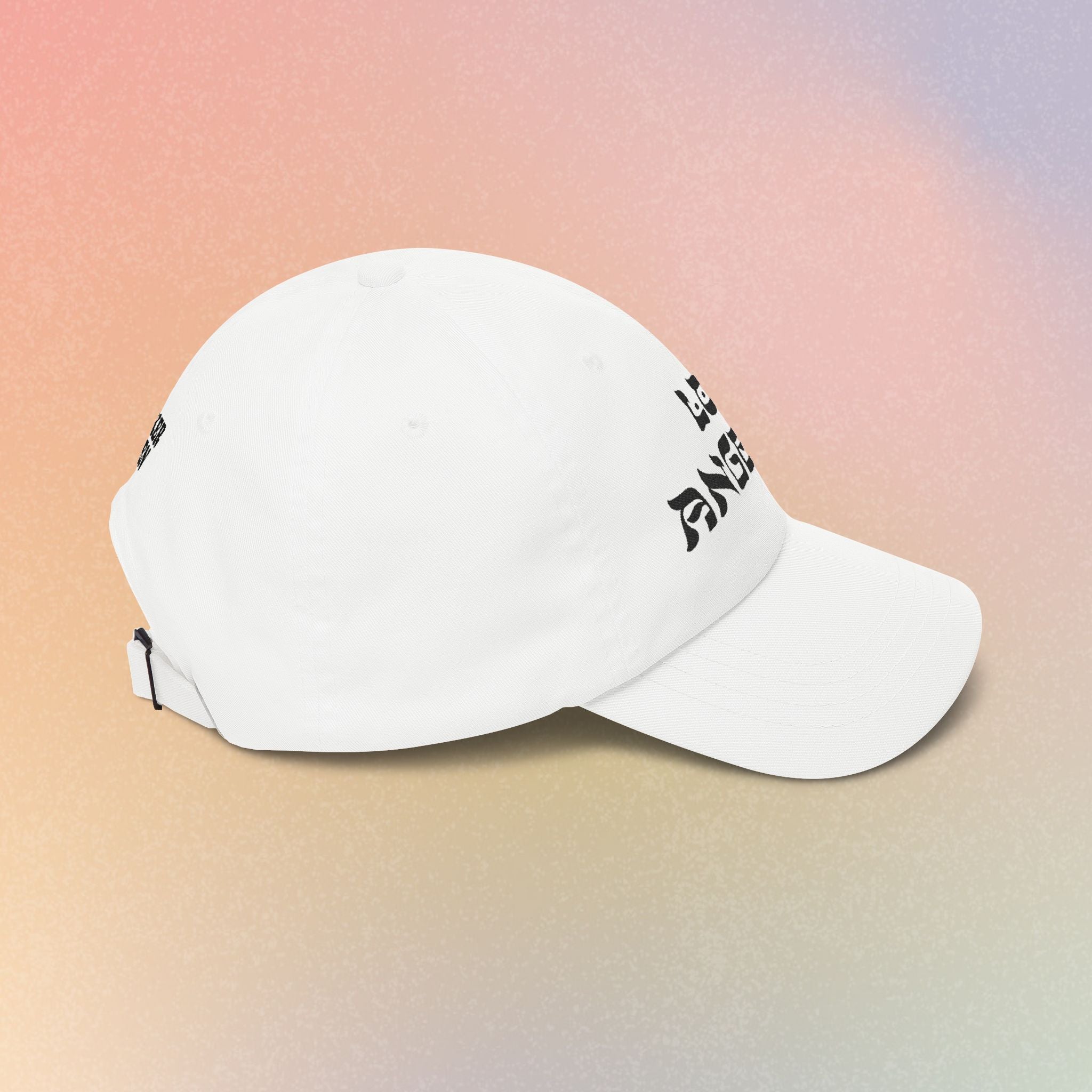 Los Angeles Hebrew Style Font Baseball Cap | LA Jewish Pride (Dark Colors)