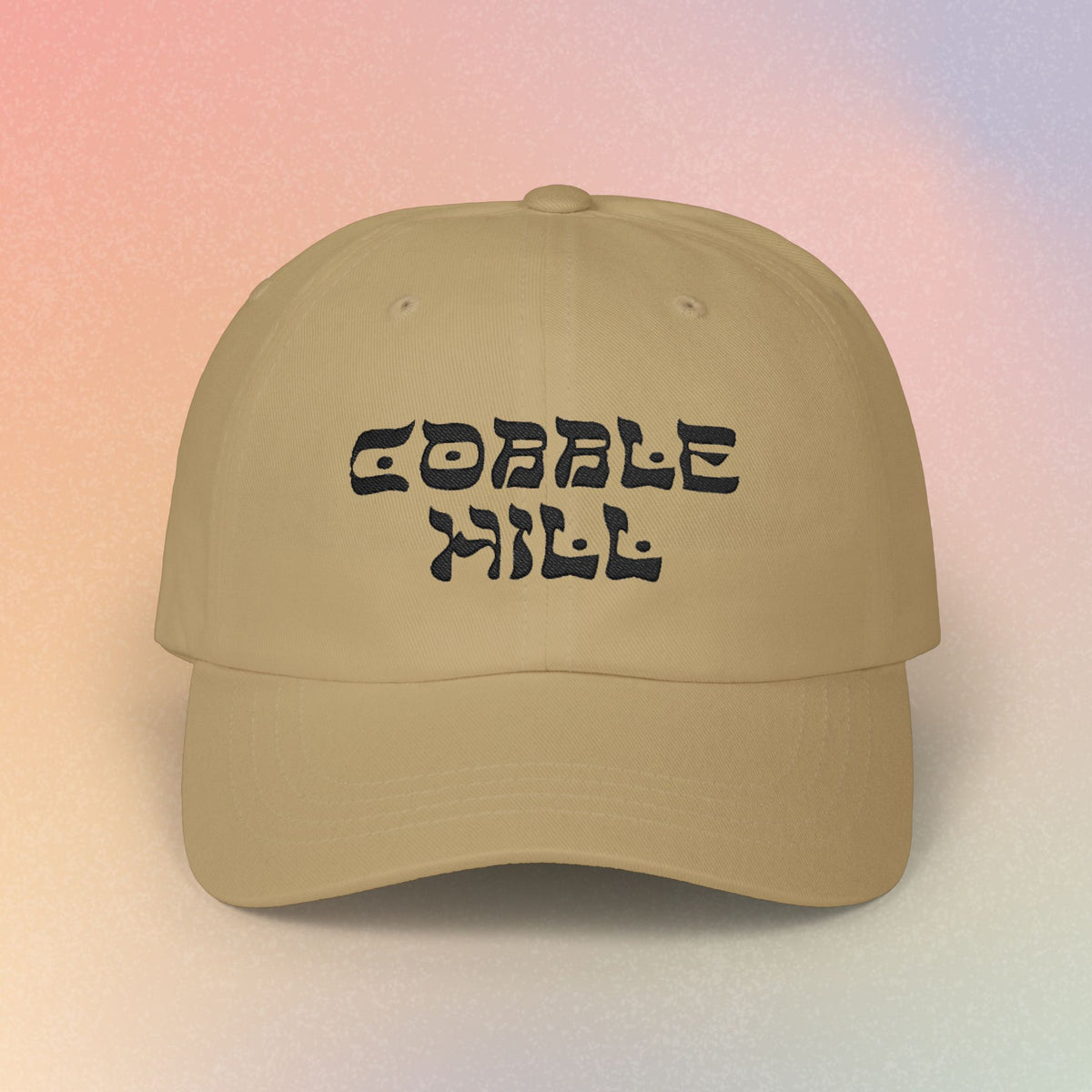 Copy of Cobble Hill Hebrew Style Font Baseball Cap - Brooklyn New York Jewish Pride