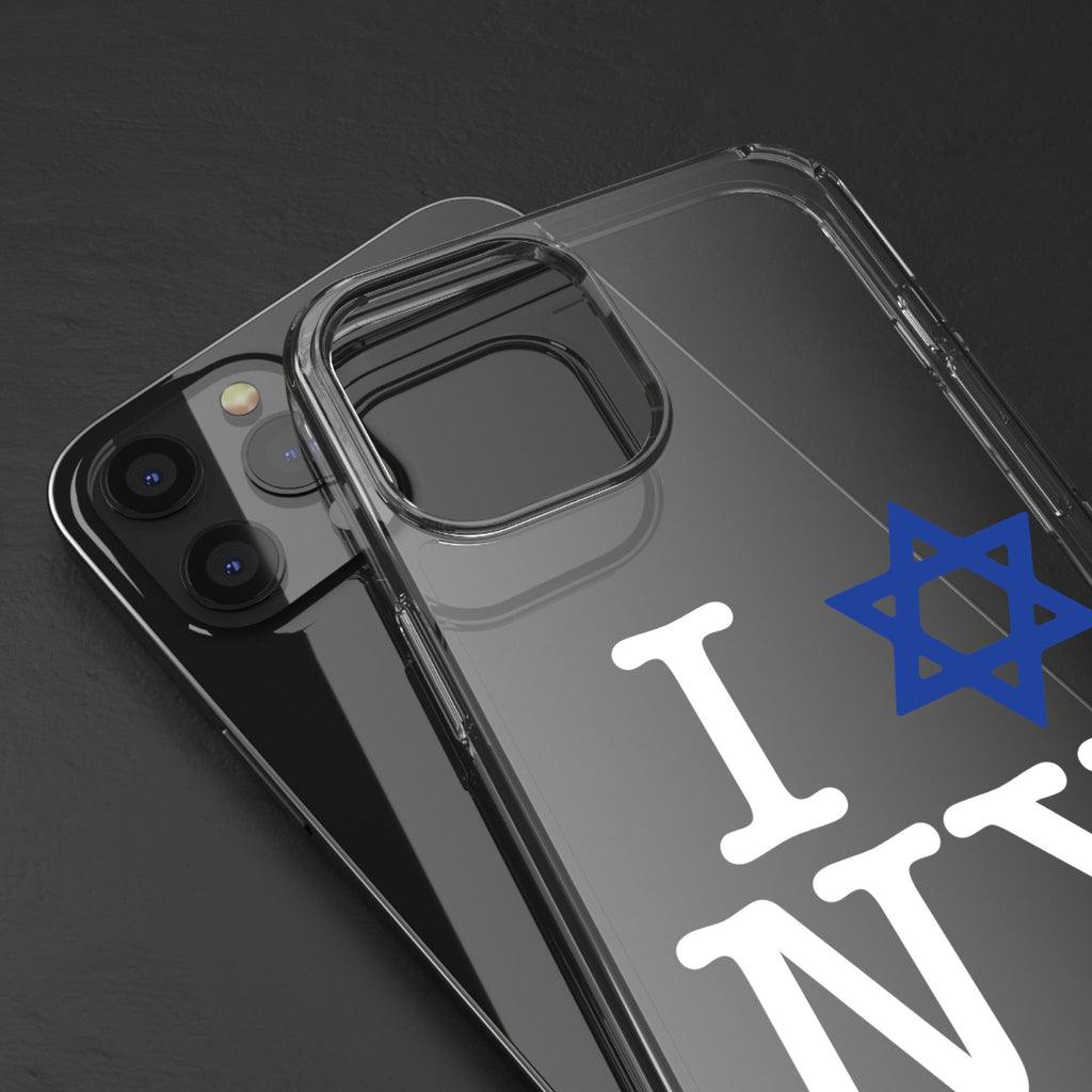 I Love NY Jewish Star Phone Case | Clear Case, Jewish New York Design