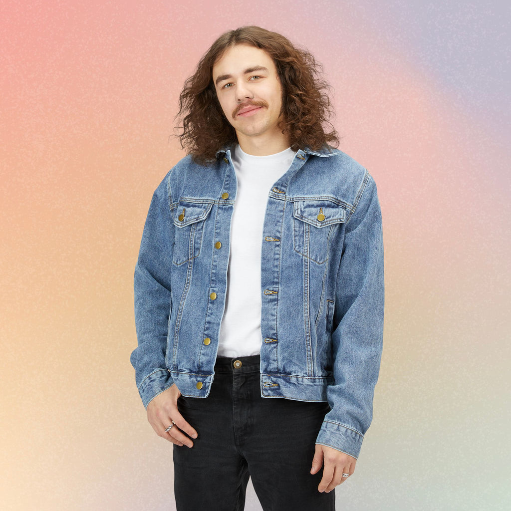 I Love NY Jewish Star Denim Jacket | Jewish New York Pride