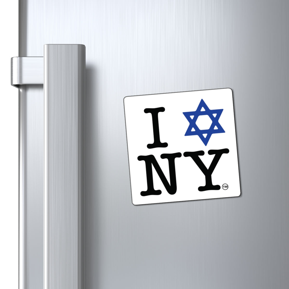I Love NY Jewish Star Magnet — Jewish New York Souvenir Fridge Magnet (3 Sizes)