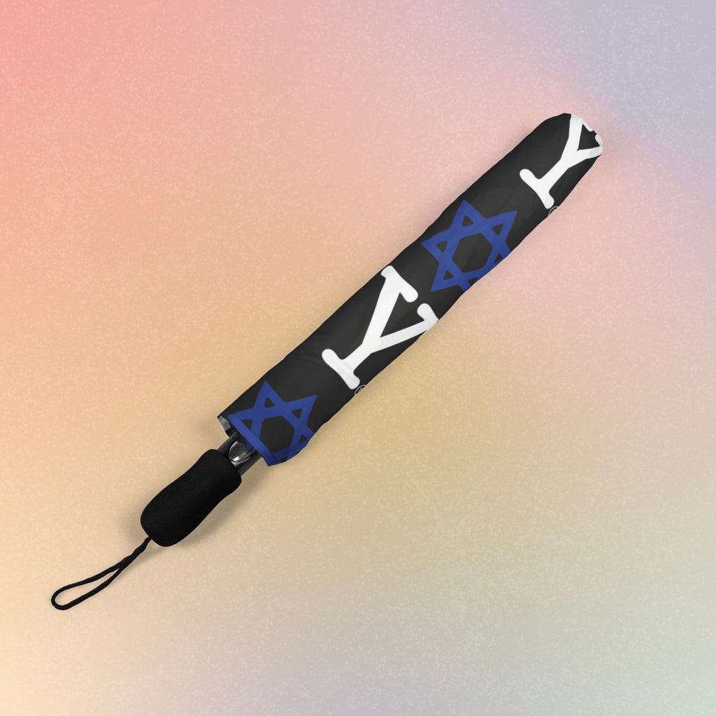 I Love NY Jewish Star Umbrella - New York Jewish Pride