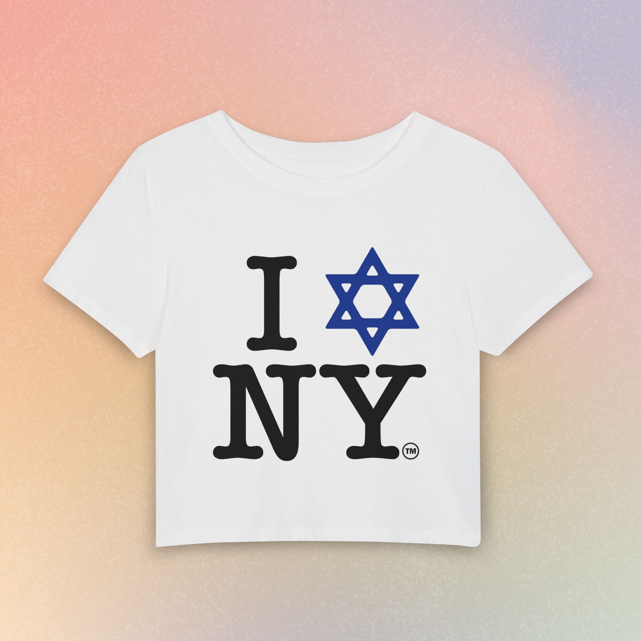 I Love NY Jewish Star Women's Baby Tee