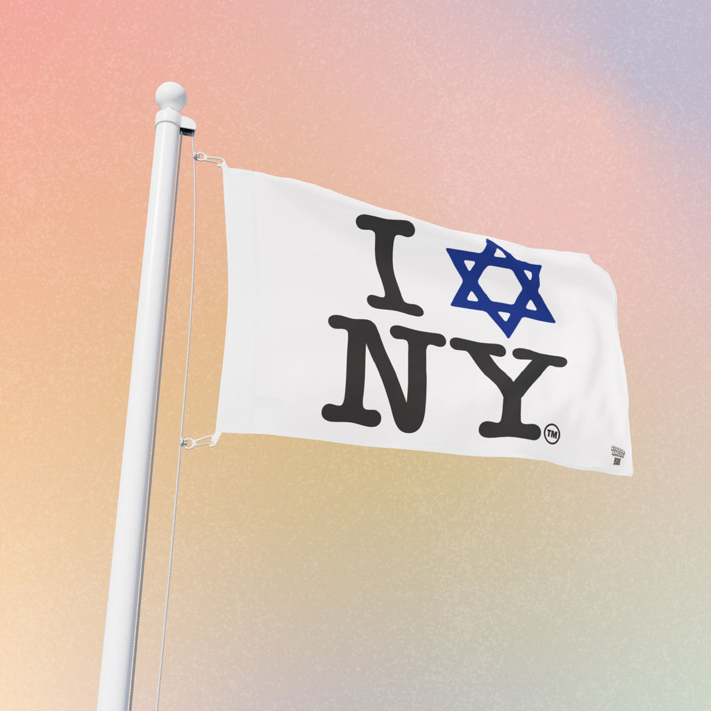 I Love NY Magen David Flag | Jewish New York Pride Flag