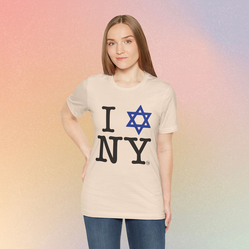 I Love NY Jewish Star T-Shirt | Jewish New York Pride Tee