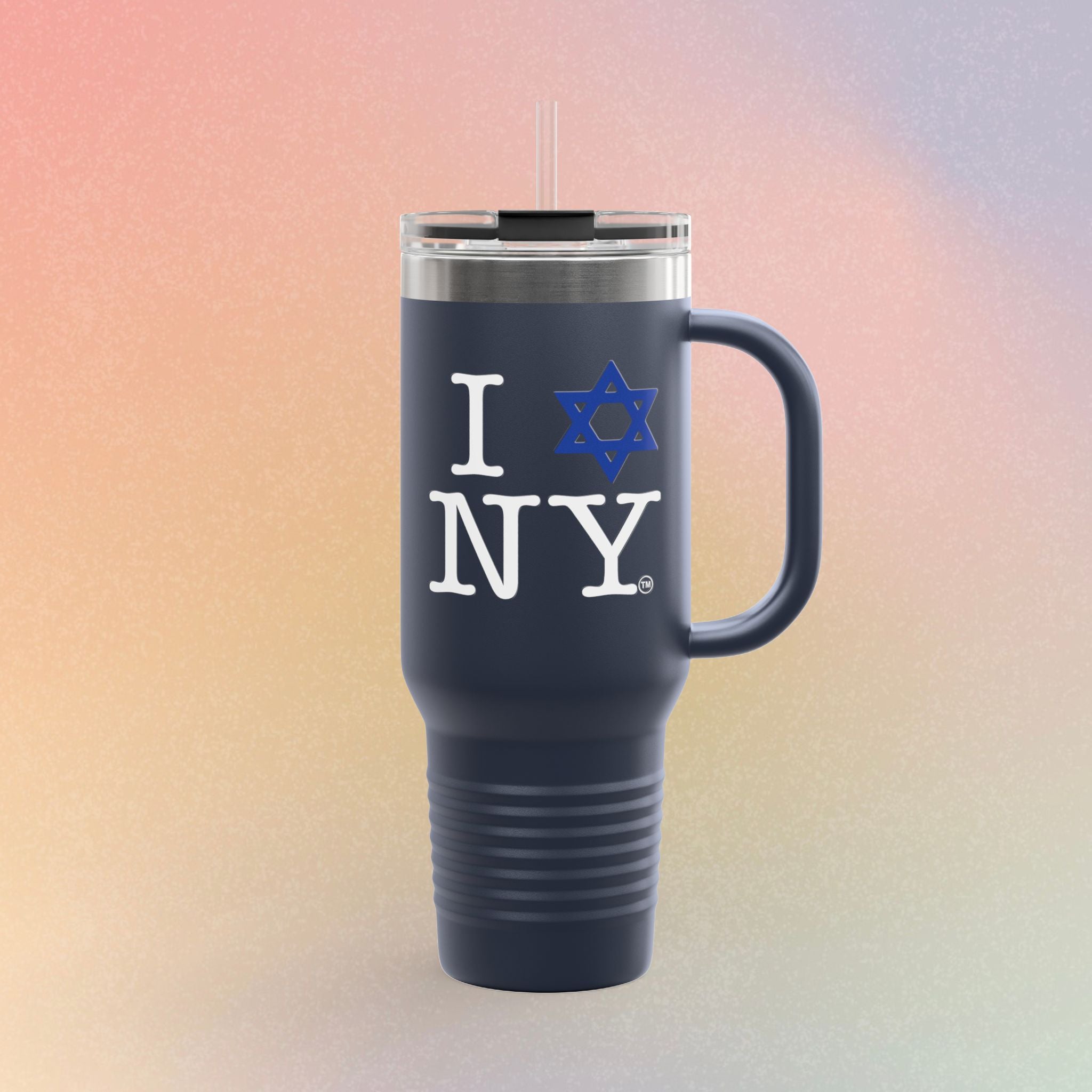 I Love NY Jewish Star - Stainless Steel 40oz Insulated Tumbler
