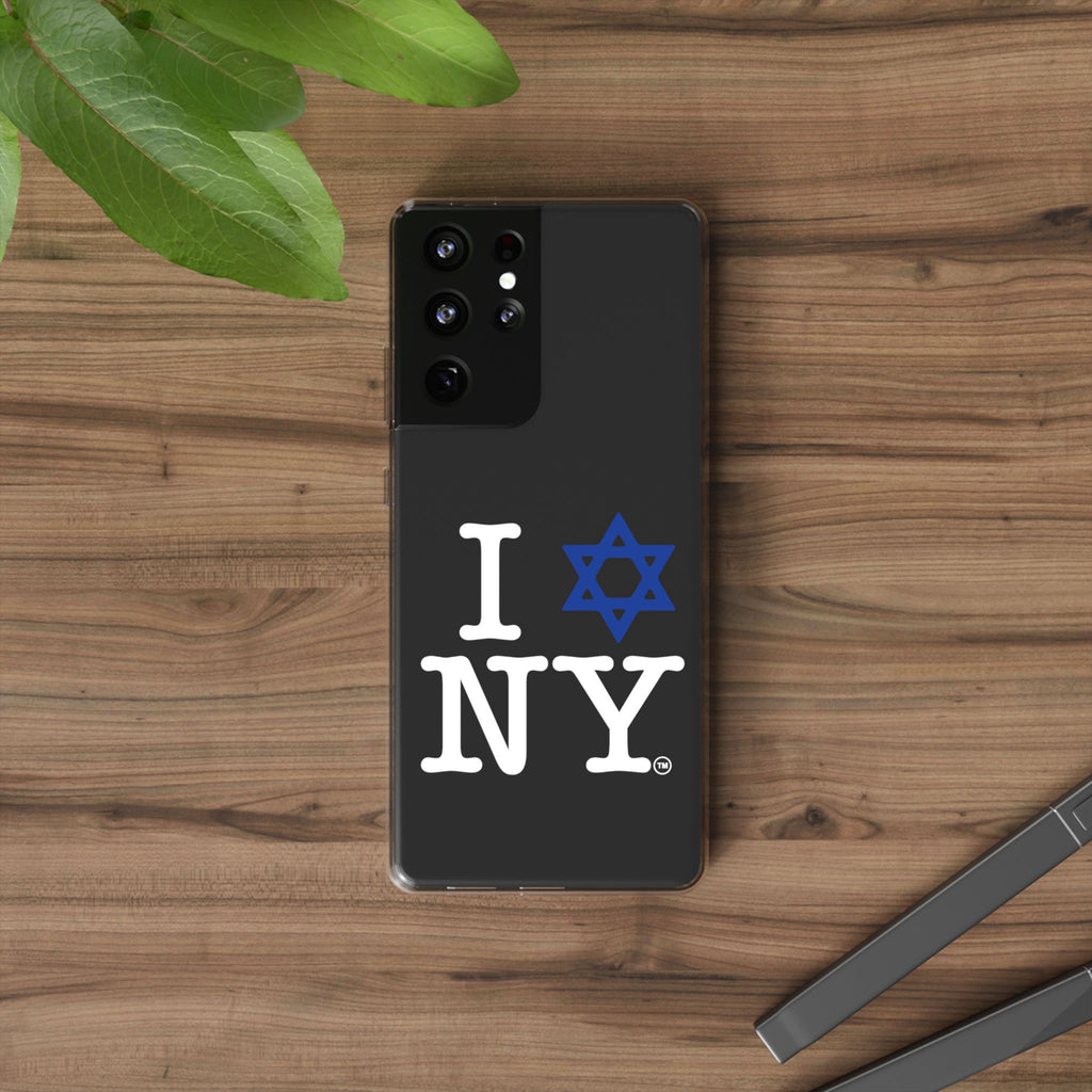 I Love NY Jewish Star Phone Case | Clear Case, Jewish New York Design