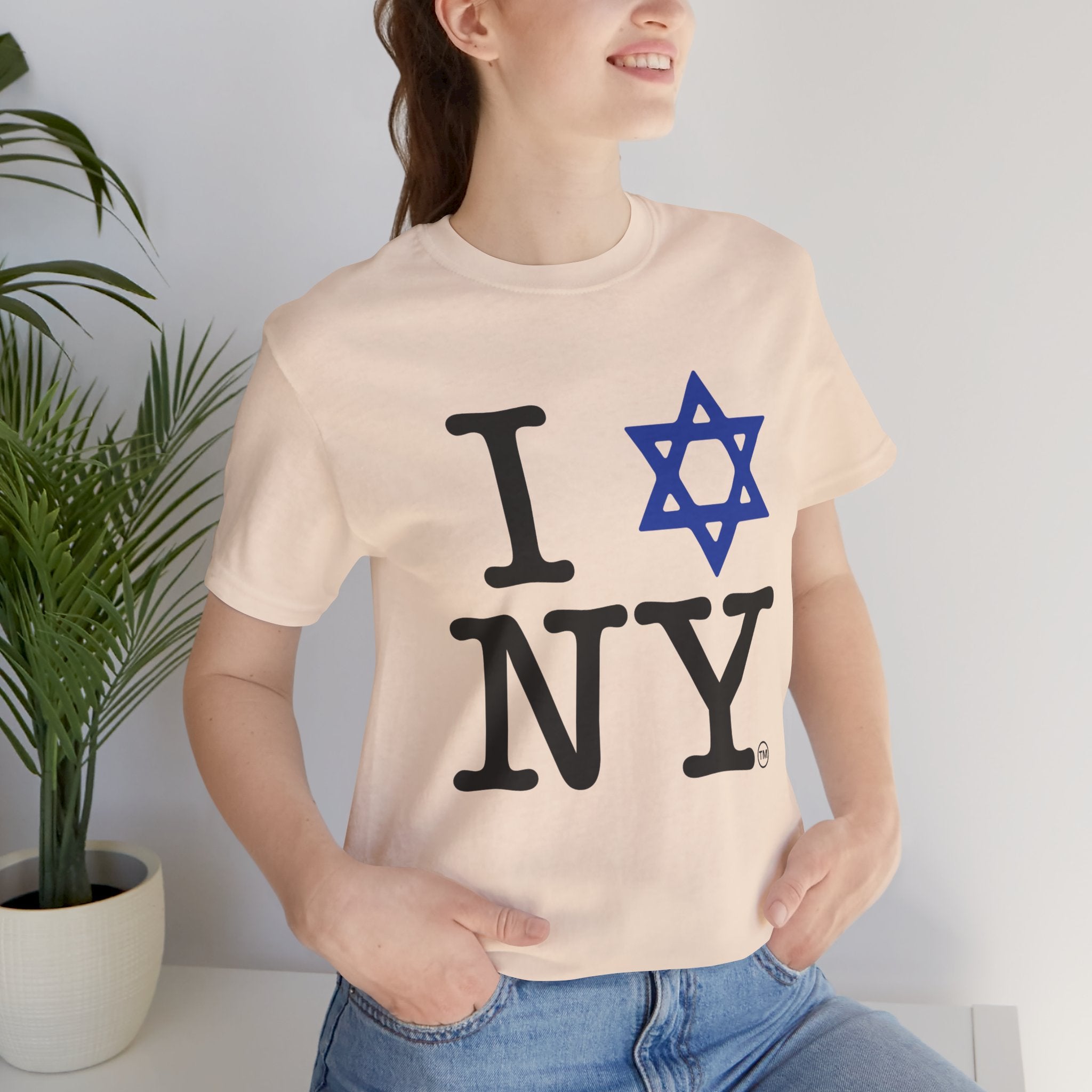 I Love NY Jewish Star T-Shirt | Jewish New York Pride Tee
