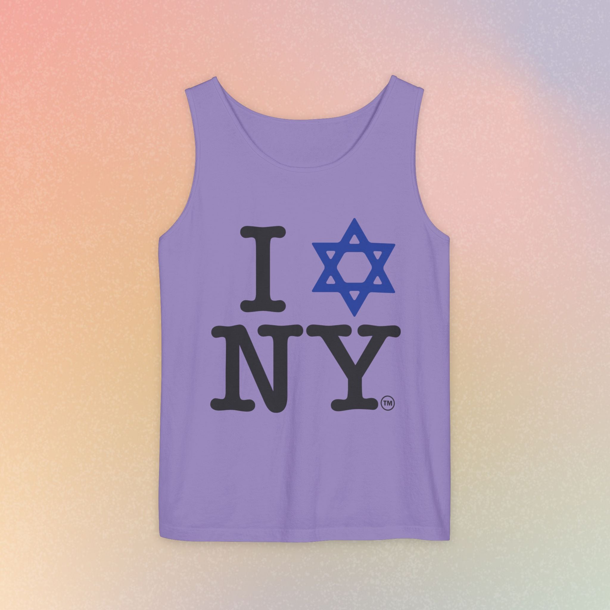 I Love NY Jewish Star Tank Top — Jewish NYC Pride Israel Love Sleeveless Tee