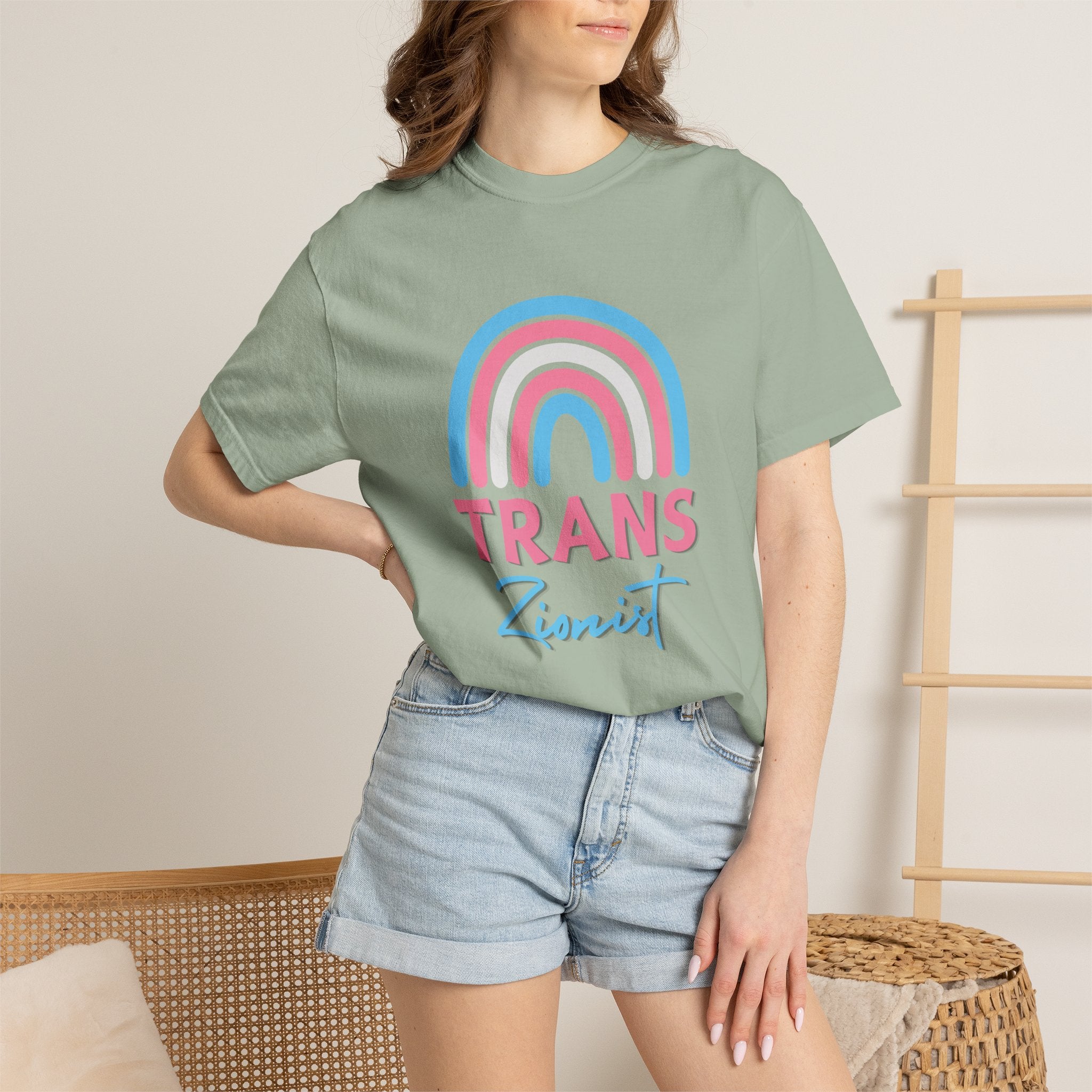 Trans Zion T-Shirt - Rainbow Transgender Pride Tee