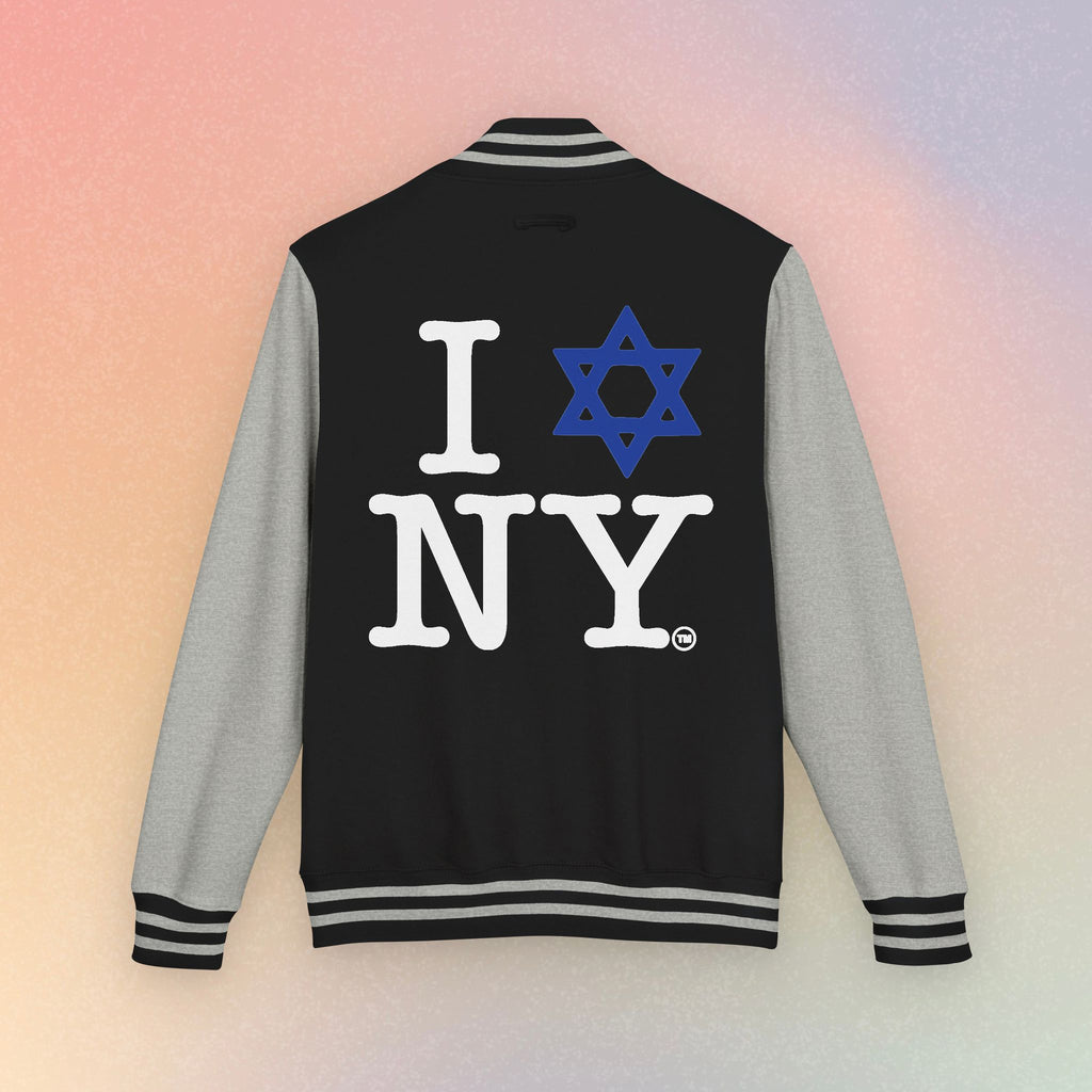 I NY Star of David Letterman Jacket | Jewish New York Varsity Jacket