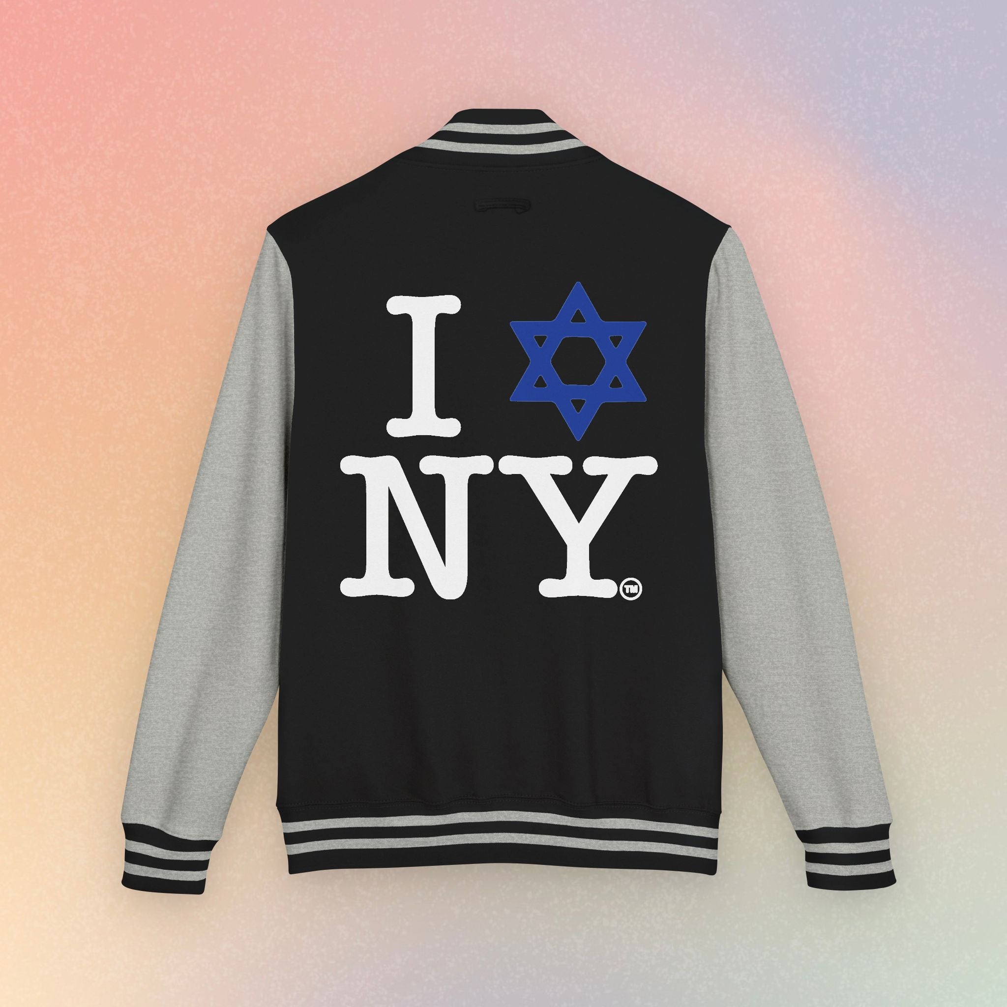 I NY Star of David Letterman Jacket | Jewish New York Varsity Jacket