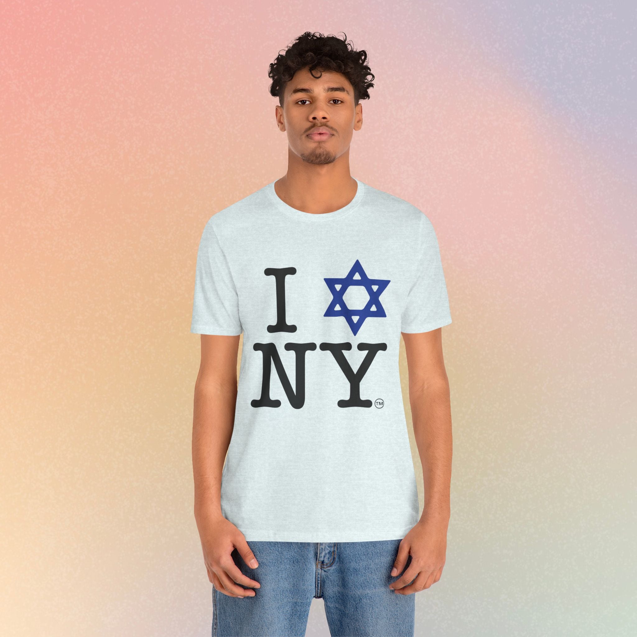 I Love NY Jewish Star T-Shirt | Jewish New York Pride Tee