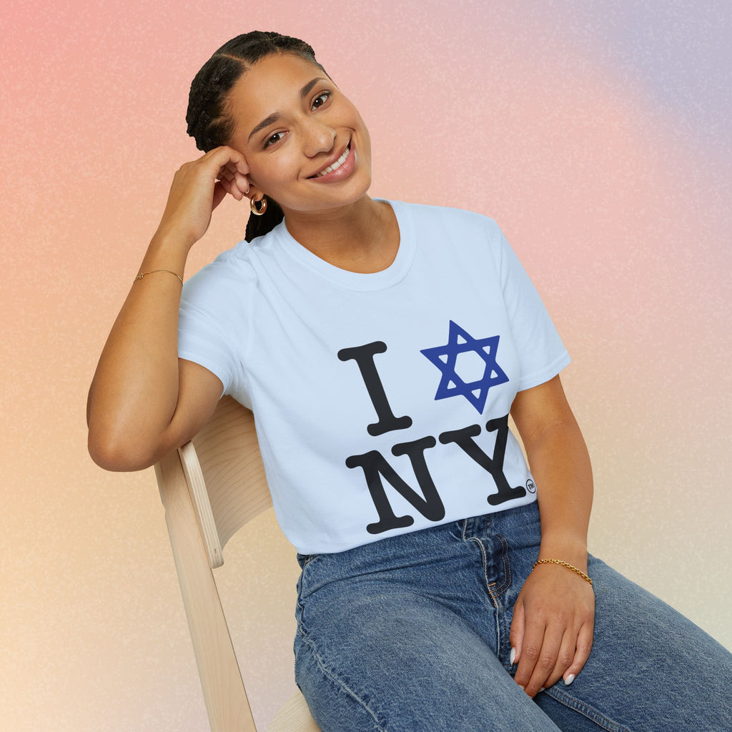 I Love NY Jewish Star Unisex Softstyle T-Shirt