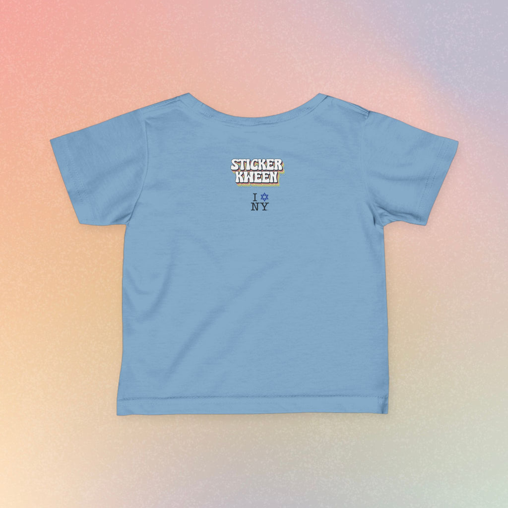 I Love NY Jewish Star Infant Tee | Jewish New York baby shirt