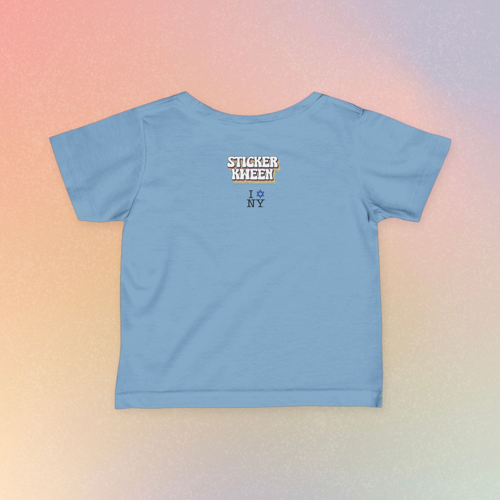 I Love NY Jewish Star Infant Tee | Jewish New York baby shirt