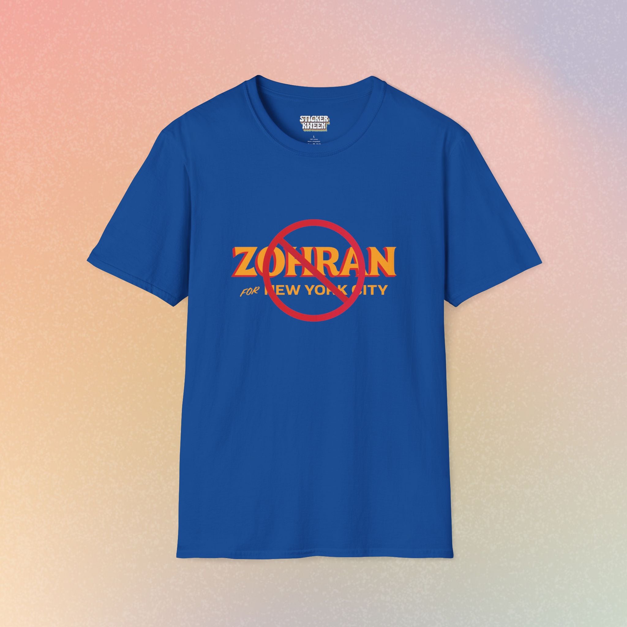 Anti Zohran Mamdani Unisex Softstyle T-Shirt