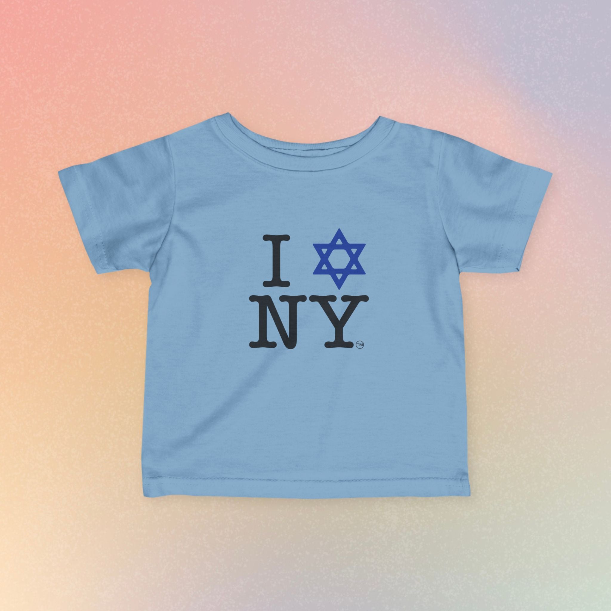 I Love NY Jewish Star Infant Tee | Jewish New York baby shirt