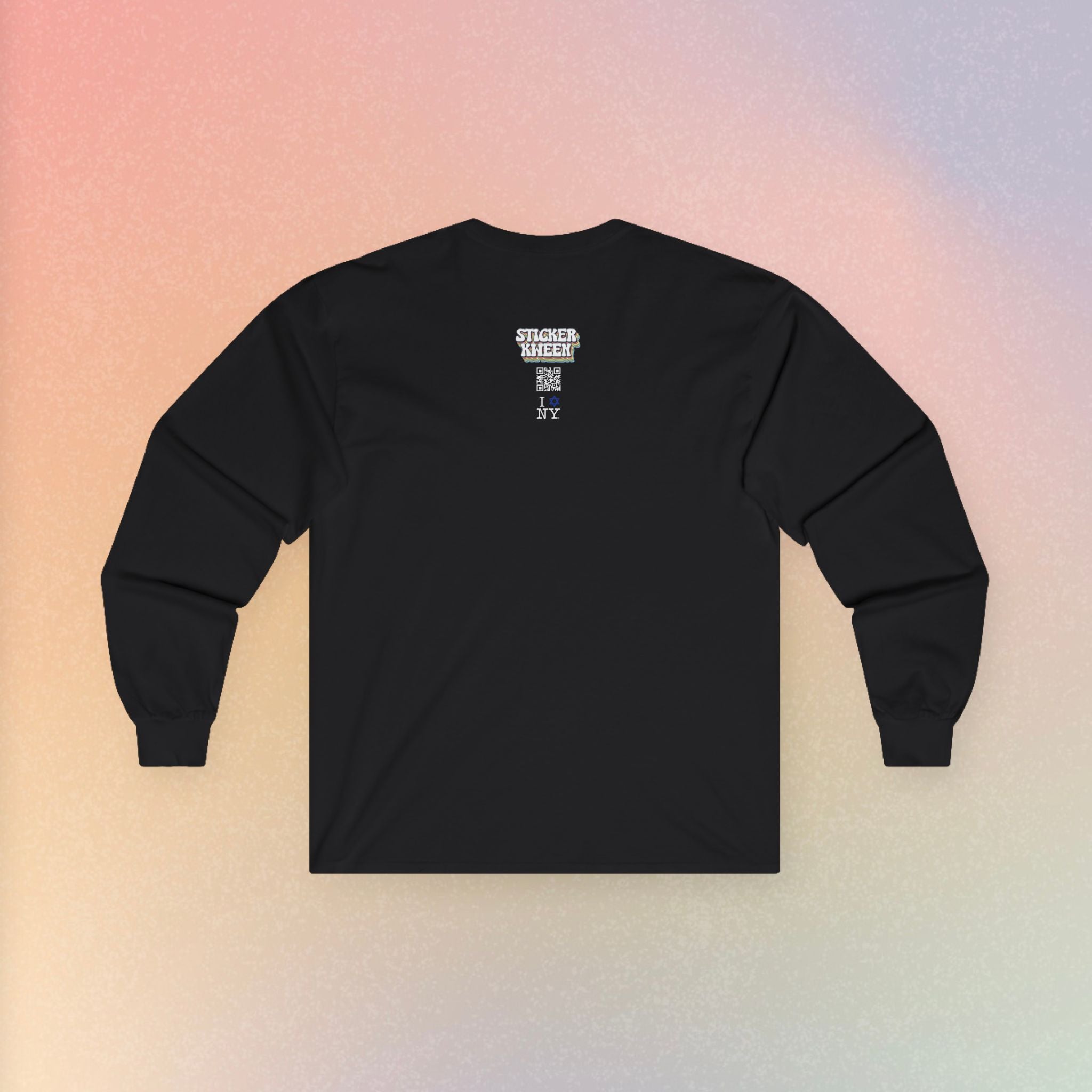 I Love NY Jewish Star Long Sleeve Tee - New York Jewish Pride Shirt