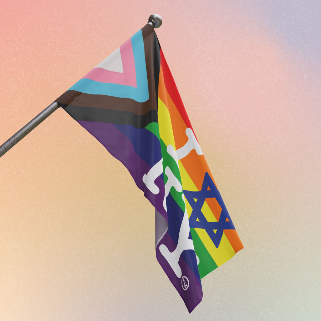 LGBTQIA I Love NY Jewish Star Flag