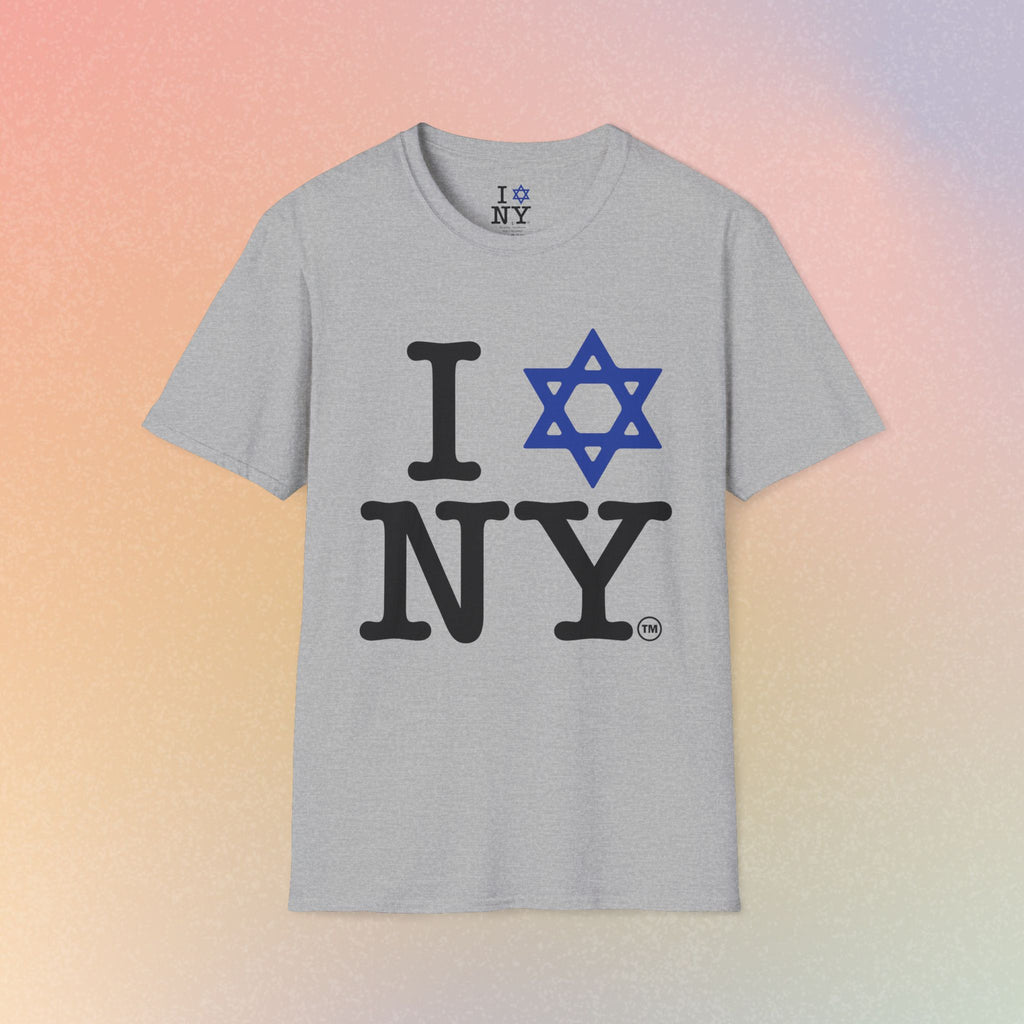 I Love NY Jewish Star Unisex Softstyle T-Shirt
