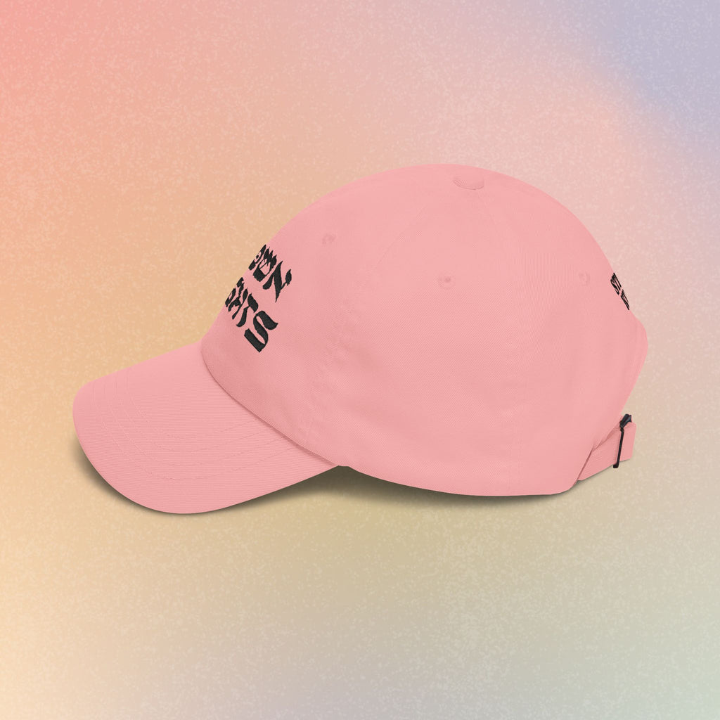 Crown Heights Hebrew Script Embroidered Baseball Cap (Light Colors)