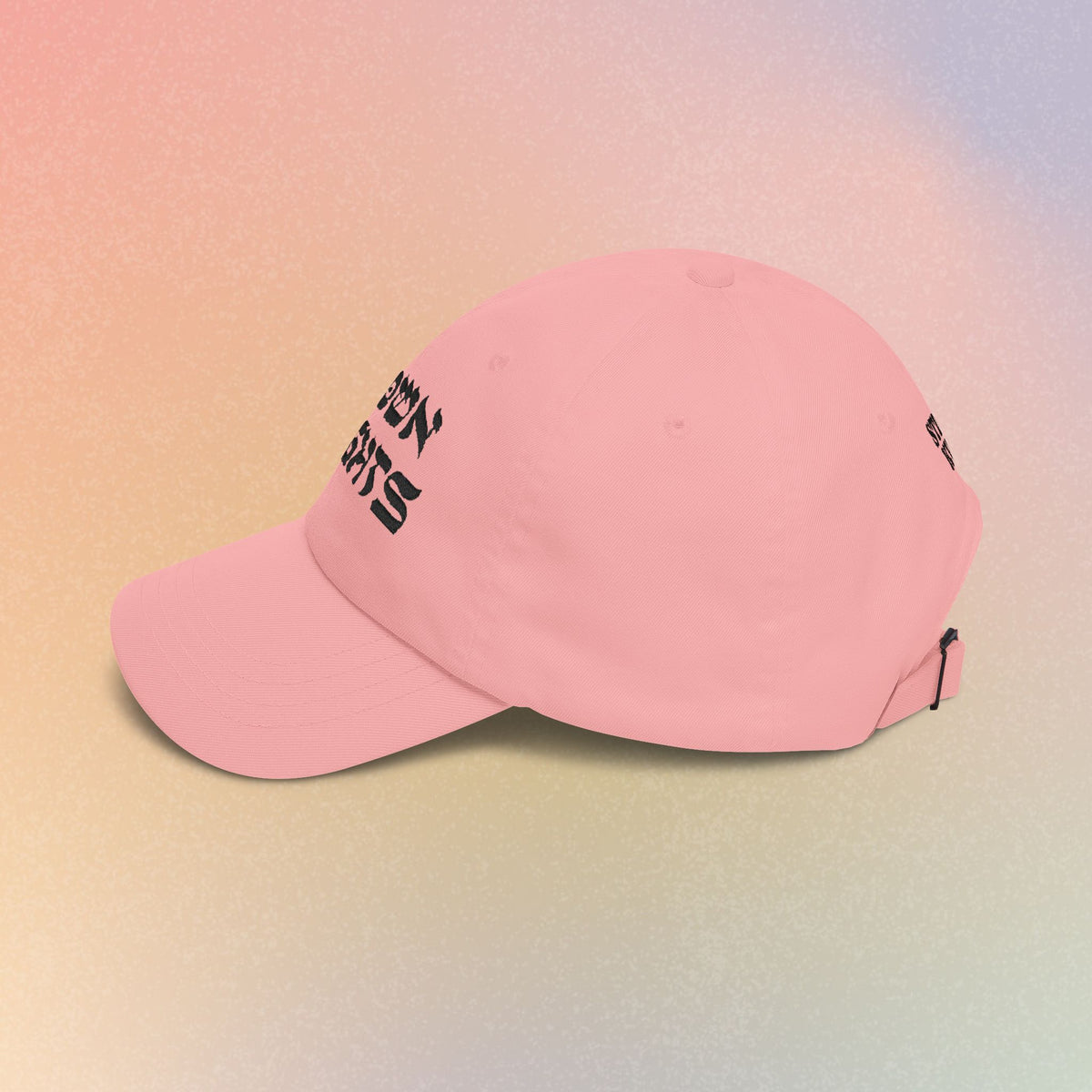 Crown Heights Hebrew Script Embroidered Baseball Cap (Light Colors)