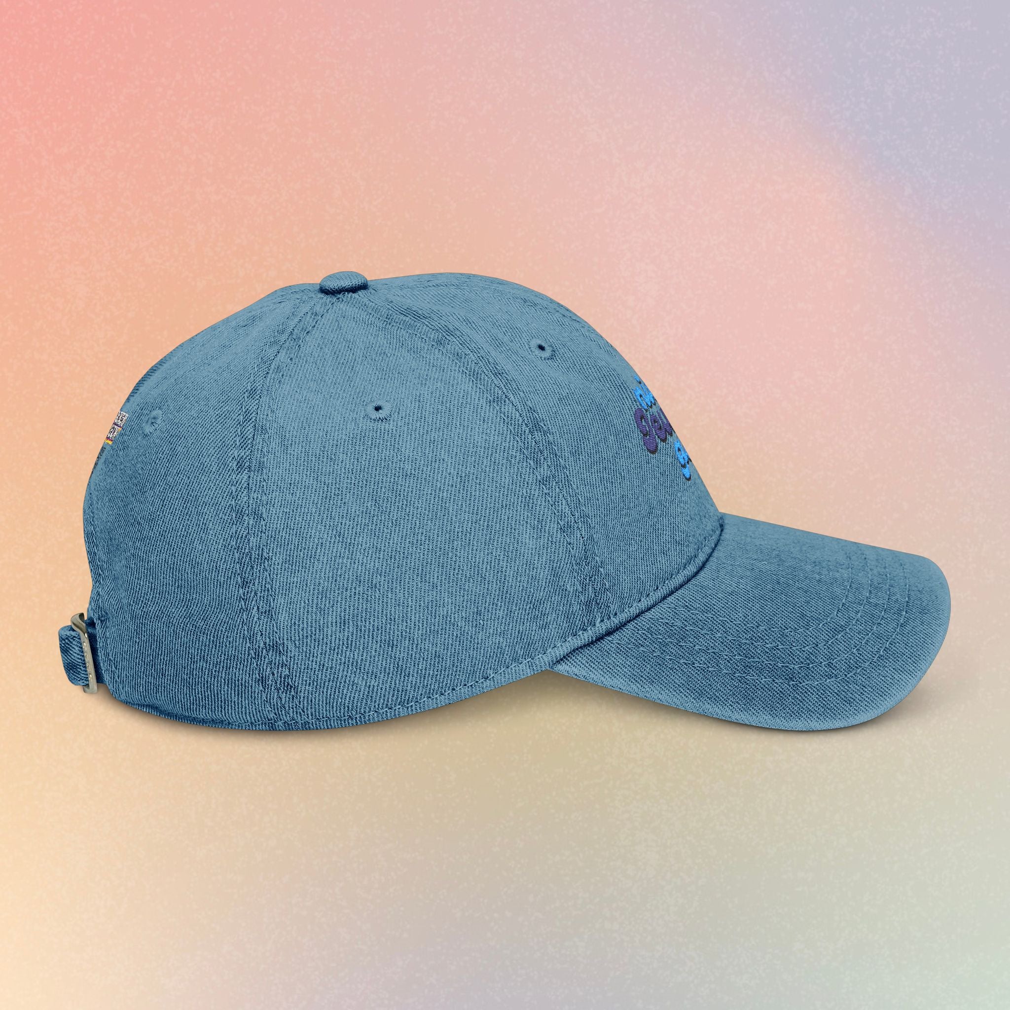 Embroidered 'Nice Jewish Girl' Denim Hat — Casual Baseball Cap for Jewish Pride & Everyday Wear