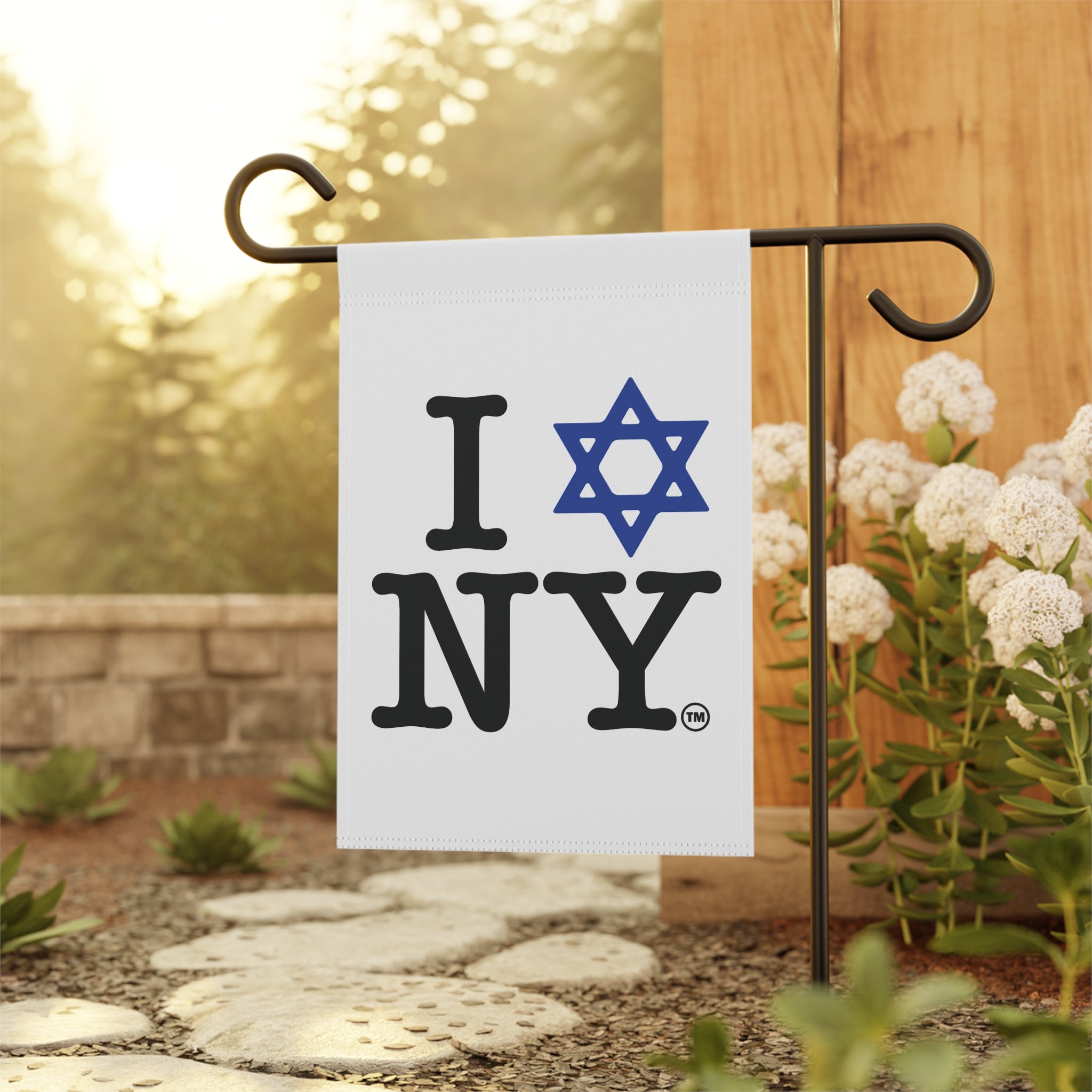 I Love NY Jewish Star Garden & House Banner