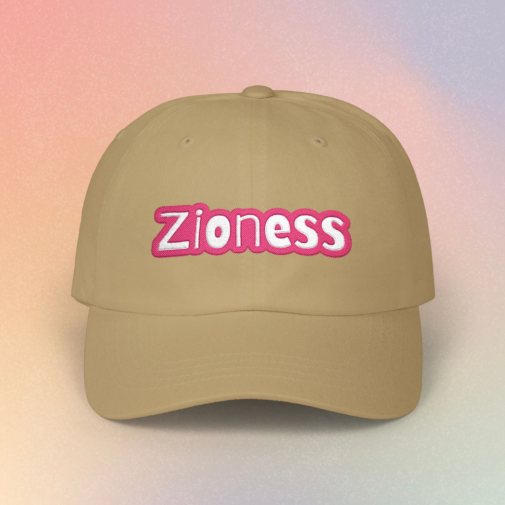 Zioness Embroidered (Light Colors) Adjustable Baseball Cap