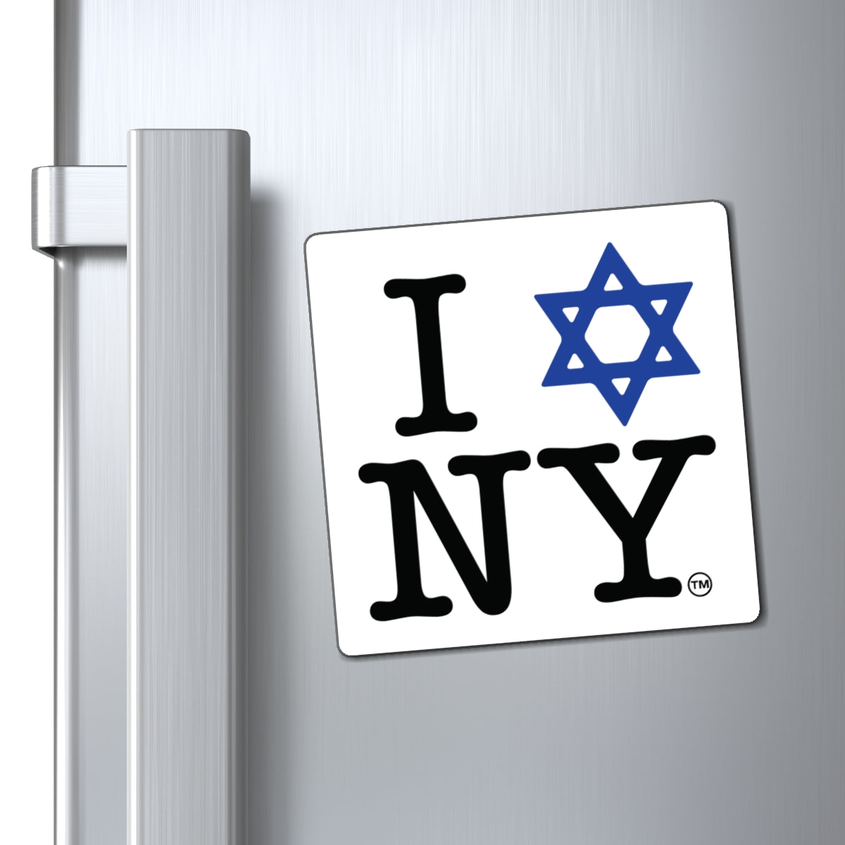I Love NY Jewish Star Magnet — Jewish New York Souvenir Fridge Magnet (3 Sizes)