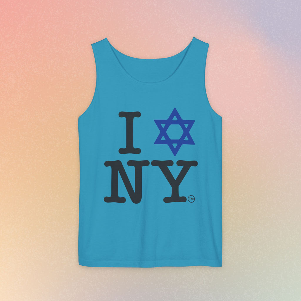 I Love NY Jewish Star Tank Top — Jewish NYC Pride Israel Love Sleeveless Tee