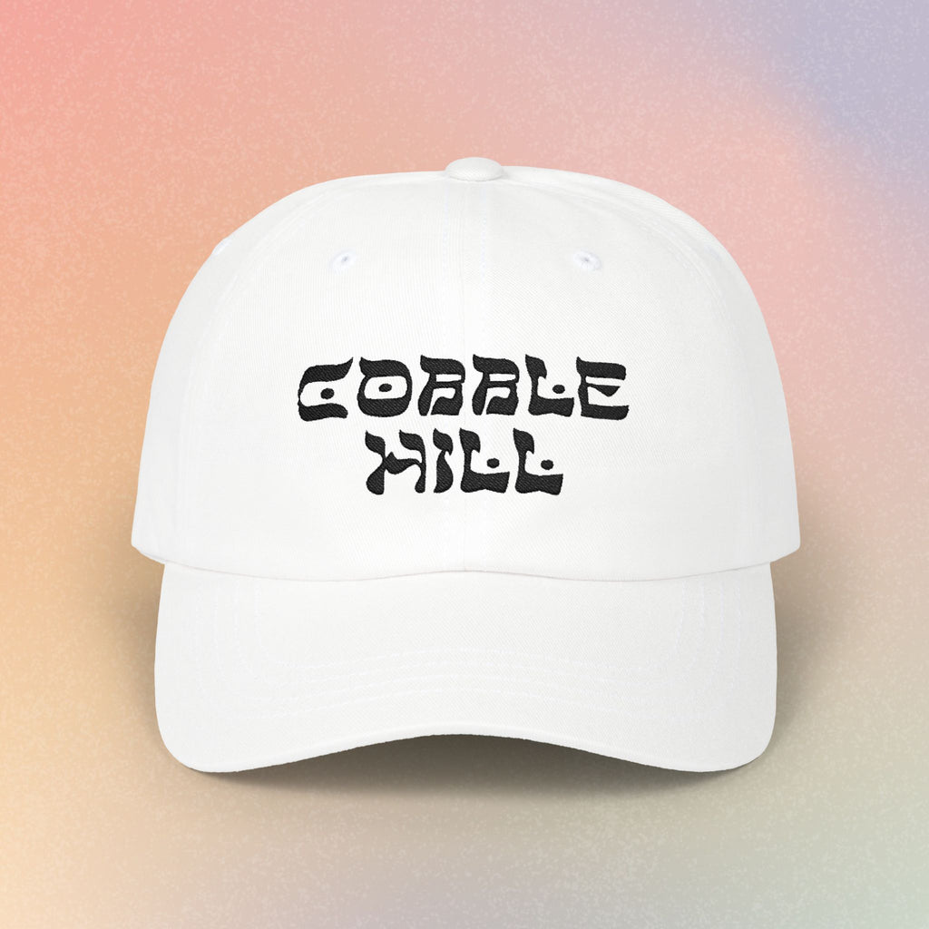 Copy of Cobble Hill Hebrew Style Font Baseball Cap - Brooklyn New York Jewish Pride