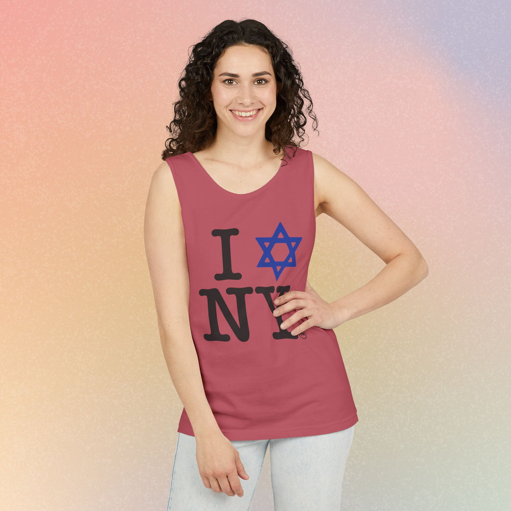 I Love NY Jewish Star Tank Top — Jewish NYC Pride Israel Love Sleeveless Tee