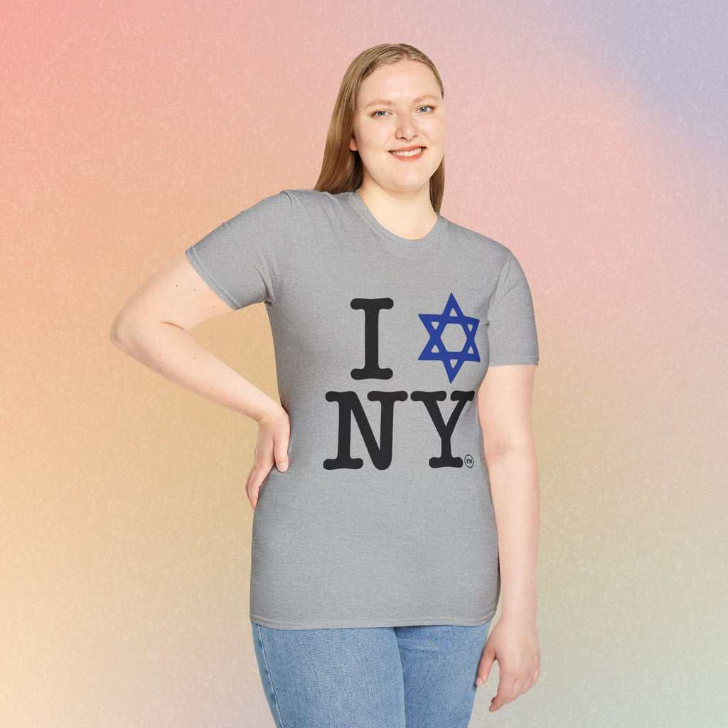 I Love NY Jewish Star Unisex Softstyle T-Shirt