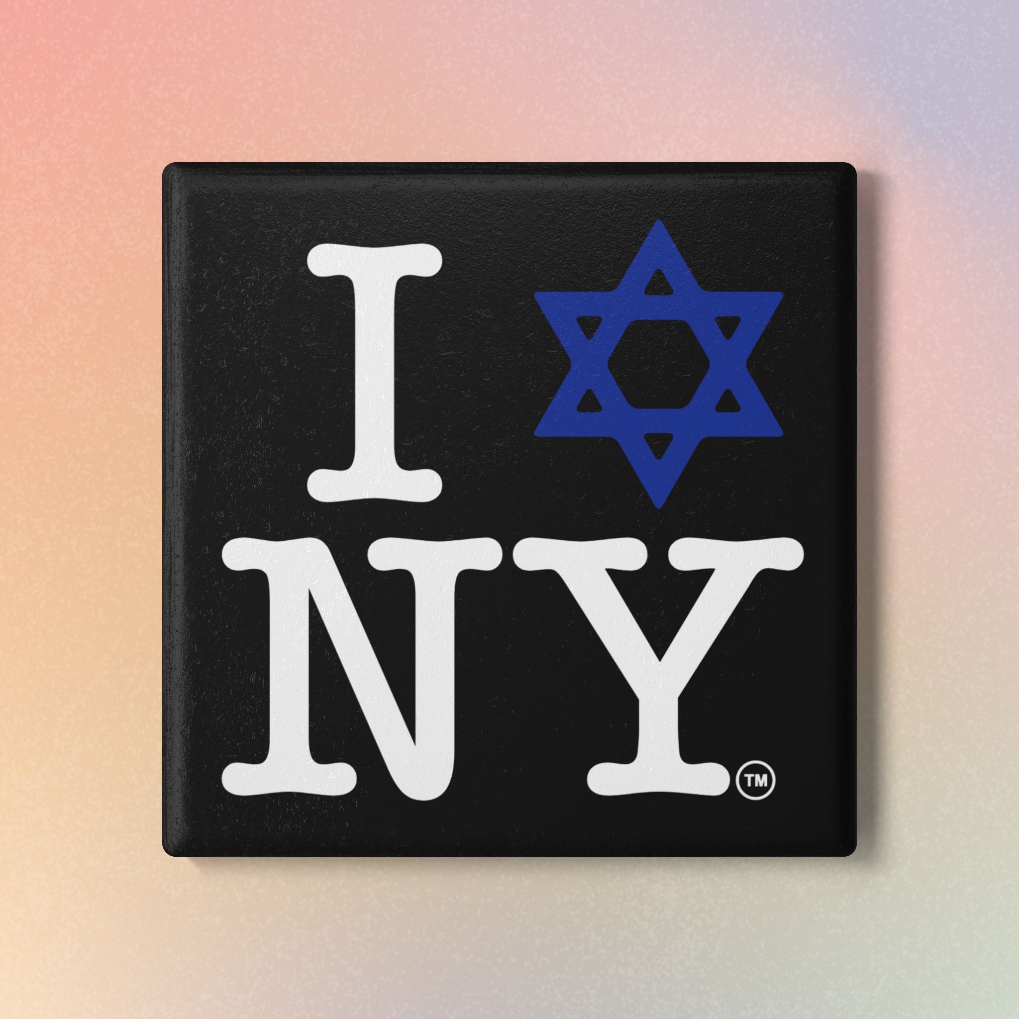 I love NY Jewish Star Ceramic Coasters