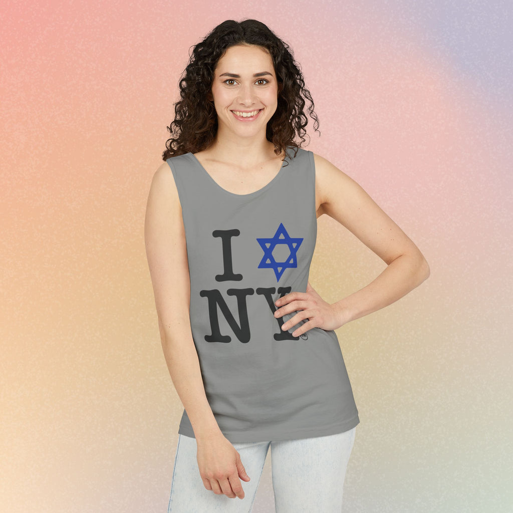 I Love NY Jewish Star Tank Top — Jewish NYC Pride Israel Love Sleeveless Tee
